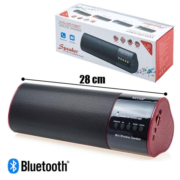 True Wireless Stereo Bluetooth Ηχείο Red