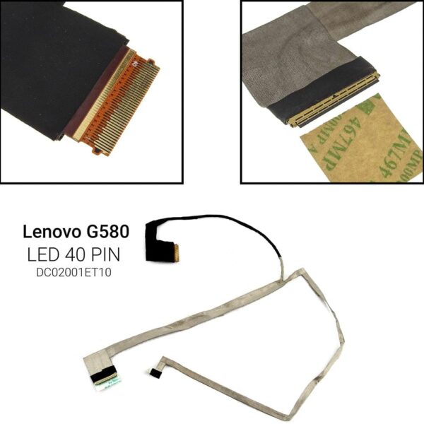 Καλωδιοταινία οθόνης για Lenovo G580 G585 G580A