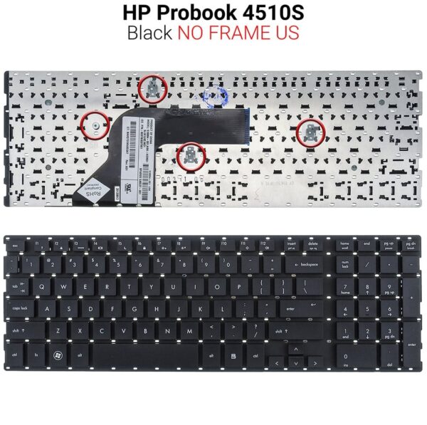 Πληκτρολόγιο HP Probook 4510S US