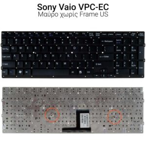 Πληκτρολόγιο Sony Vaio VPC-EC No Frame US