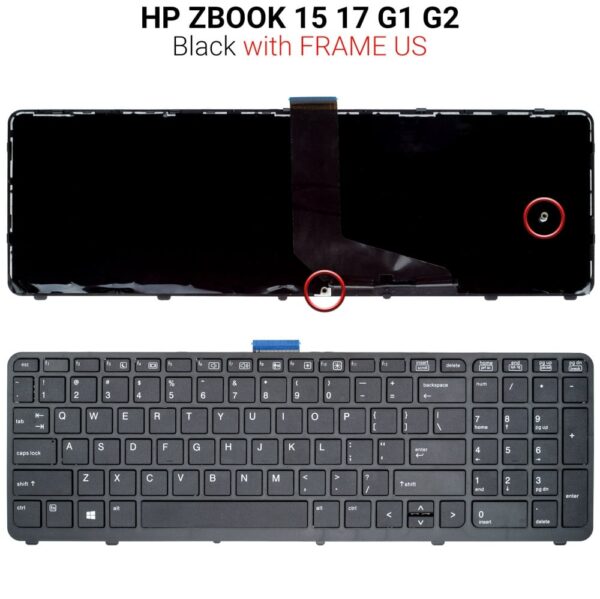 Πληκτρολόγιο HP ZBOOK 15 17 G1 G2