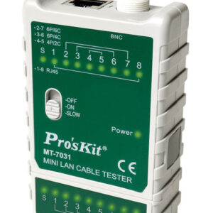 PROSKIT tester καλωδίων δικτύου MT-7031 για RJ45/11/12/22 & BNC