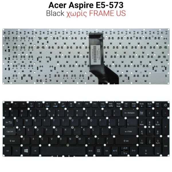 Πληκτρολόγιο Acer Aspire E5-573 No Frame US