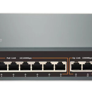 LONGSE PoE switch HT82GA με 8x LAN & 2x WAN θύρες