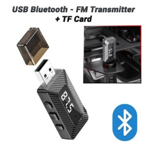 USB Bluetooth - FM Transmitter + TF Card