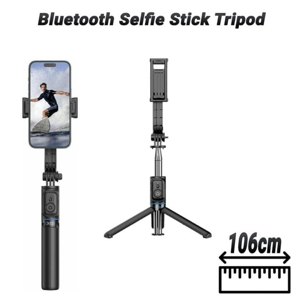 Bluetooth Selfie Stick Tripod 106cm